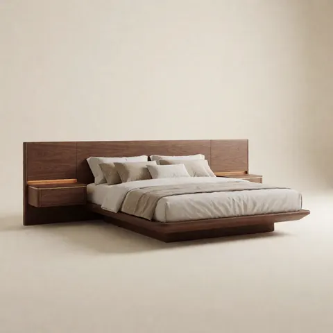 سرير ذكي مدمج معاصر — بني جوزي